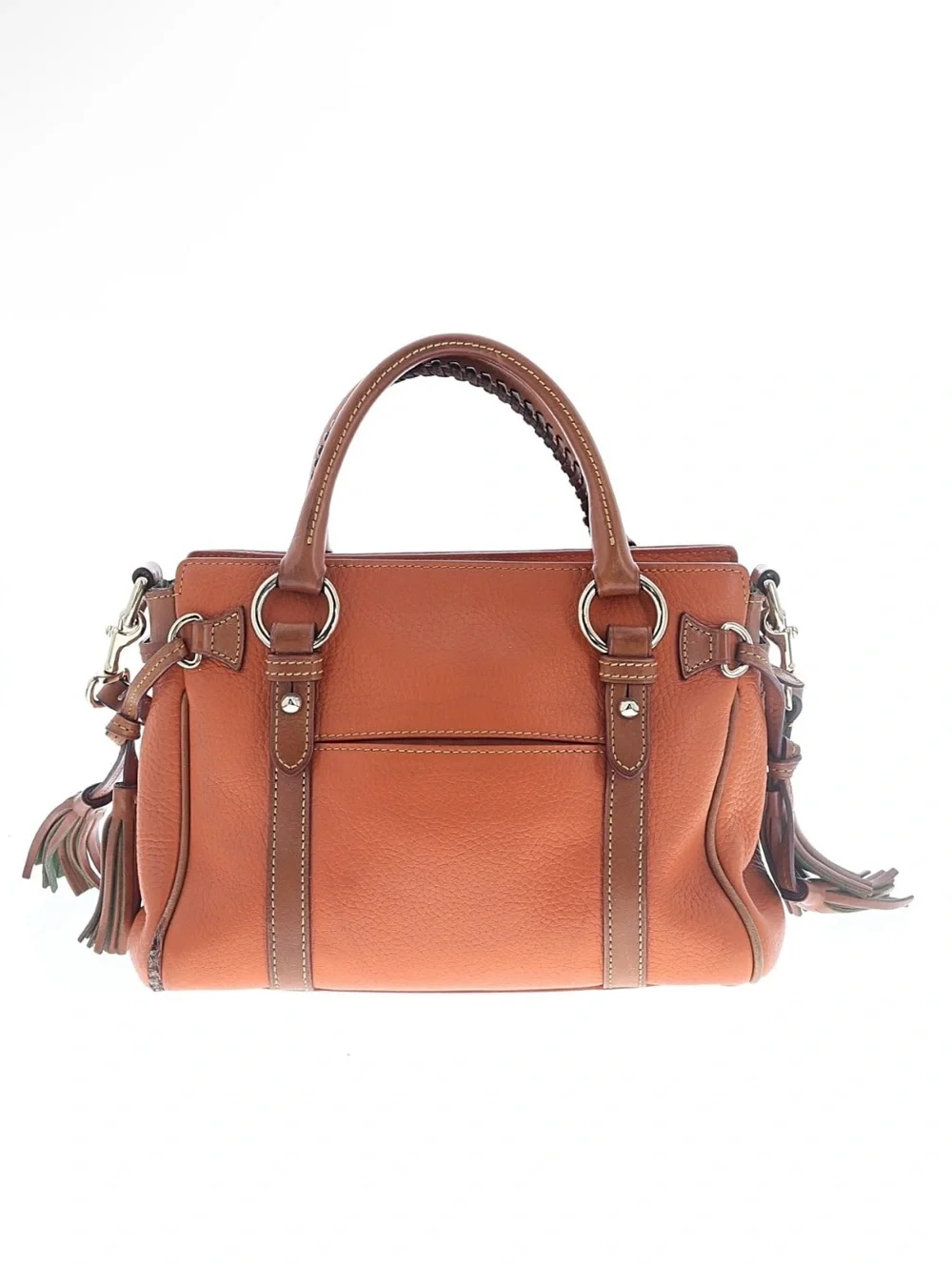 DOONEY & BOURKE Florentine Brown Leather Satchel Bag Like New